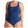 Arena – Women’s V Back Graphic Plus – Maillot De Bain site pas cher 20