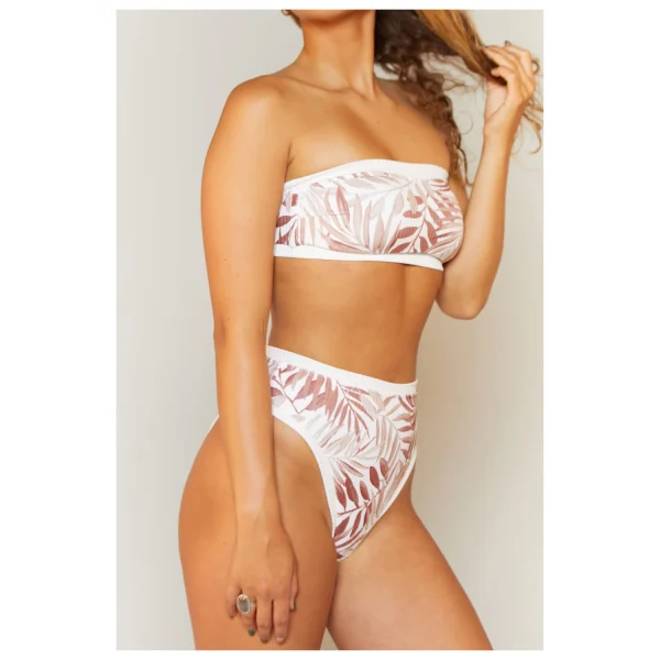 Hurley – Women’s Party Palm Rib High Waist Moderate Bottom – Bas De Maillot guranteed de qualité 4