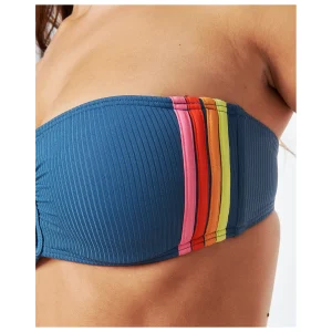 mode pas chere Rip Curl – Women’s Wave Shapers Stripe Bandeau – Haut De Maillot 16