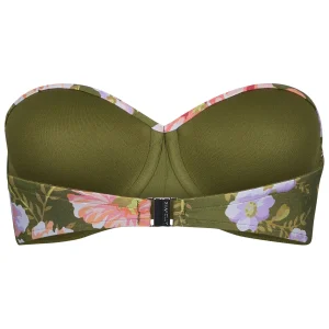 boutiqued pas cher Seafolly – Women’s Paradise Garden Bustier Bandeau – Haut De Maillot 10