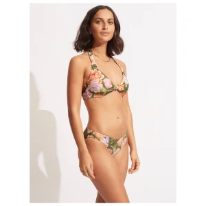 soldes de Noël Seafolly – Women’s Paradise Garden Knot Front Halter Bra – Haut De Maillot 16