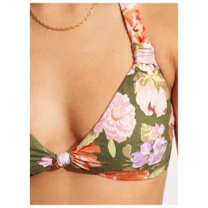 soldes de Noël Seafolly – Women’s Paradise Garden Knot Front Halter Bra – Haut De Maillot 18