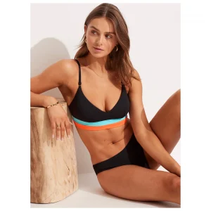 Seafolly – Women’s Slice Of Splice Spliced Bralette – Haut De Maillot meilleur cadeau 14