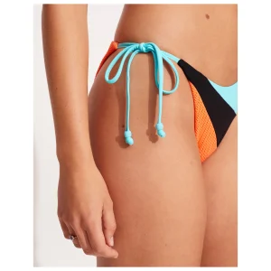 Seafolly – Women’s Slice Of Splice Spliced Tie Side Rio – Bas De Maillot De Qualité 11