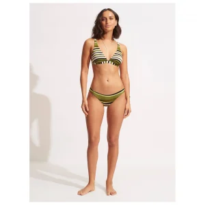 Seafolly – Women’s Sun Stripe Longline Tri – Haut De Maillot soldes en ligne 12