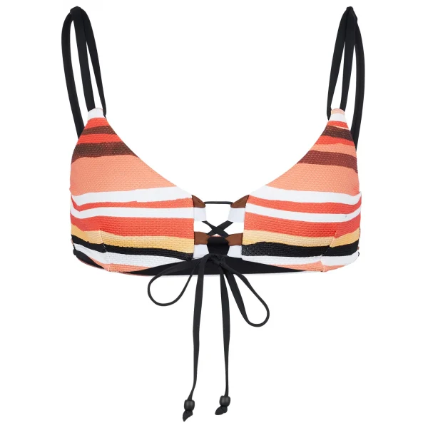 marque pas cher Seafolly – Women’s Sun Stripe Reversible Bralette – Haut De Maillot 1