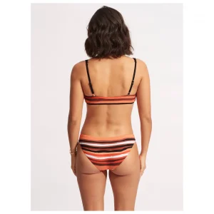 marque pas cher Seafolly – Women’s Sun Stripe Reversible Bralette – Haut De Maillot 12